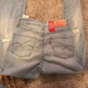Levi’s high rise flare jeans high waisted